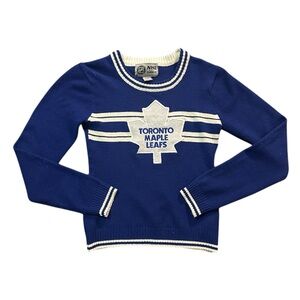 Vintage Youth Toronto Maple Leafs Knitted Sweater